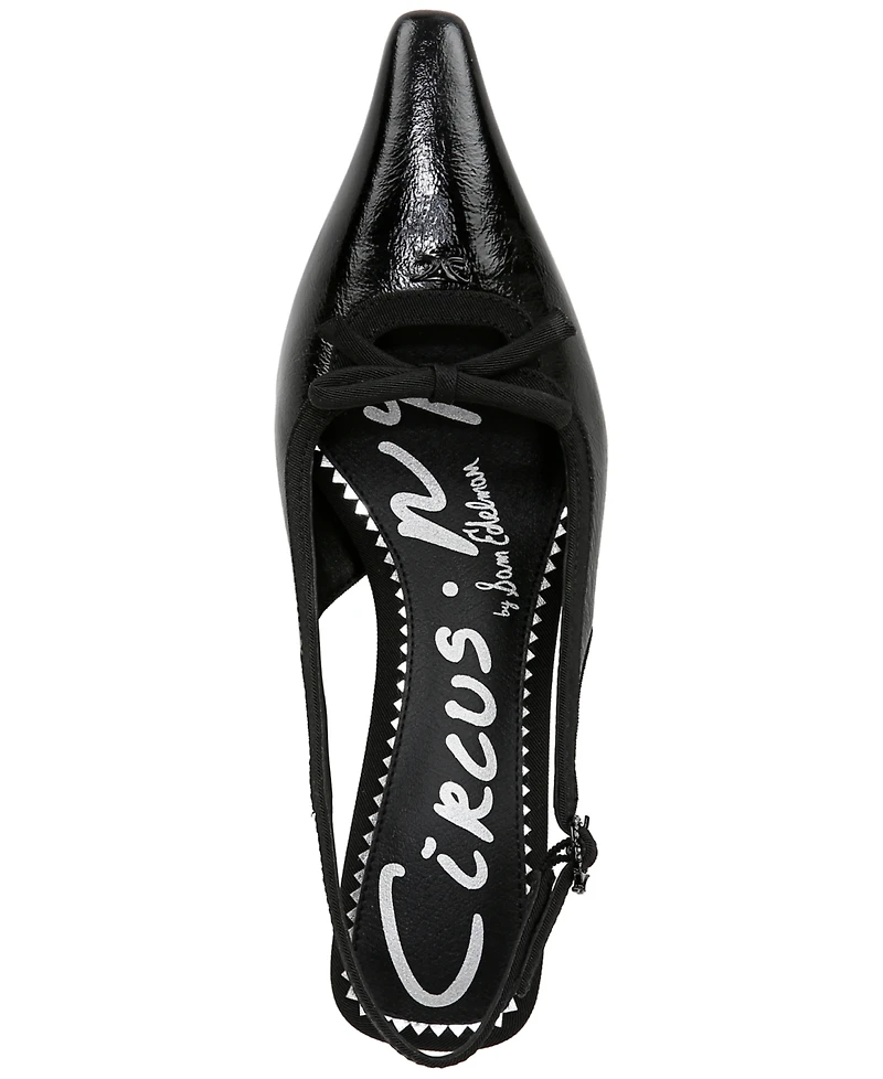 Circus Ny by Sam Edelman Women's Cassidy Slingback Kitten-Heel Pumps