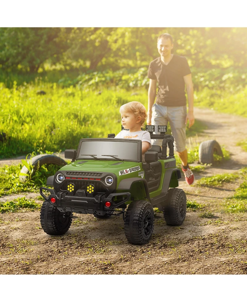 Qaba 12V Ride on Car, Truck with Suspension Wheels