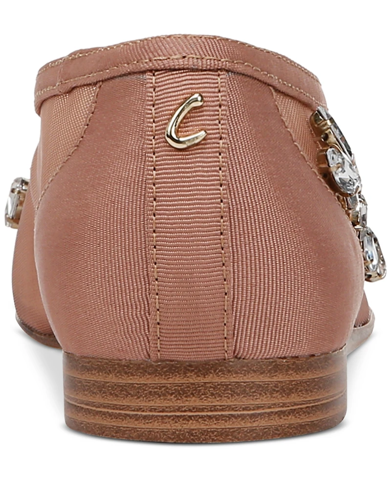 Circus Ny by Sam Edelman Women's Tina Jewel Embellished Mesh Flats