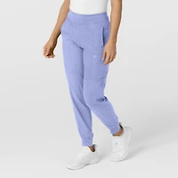 Wink Petite W123 Comfort Waist Cargo Jogger Scrub Pant