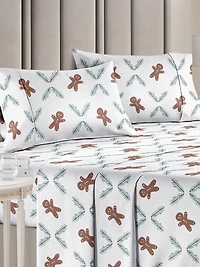 Christmas 4 Piece Microfiber Sheet Set (Queen
