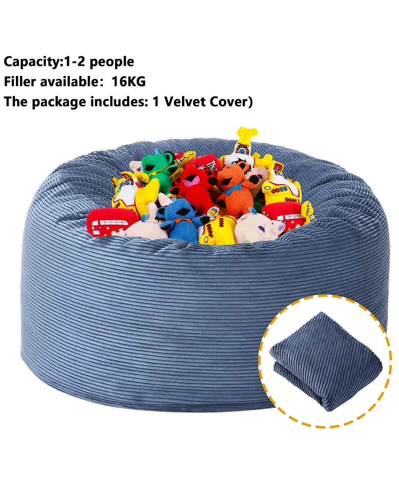 gaomon Bean Bag Chair Cover (No Filler