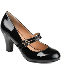 Journee Collection Women's Windy Double Strap Mary Jane Pumps