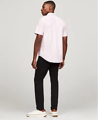 Tommy Hilfiger Men's Cotton Heritage Gingham Short-Sleeve Oxford Shirt