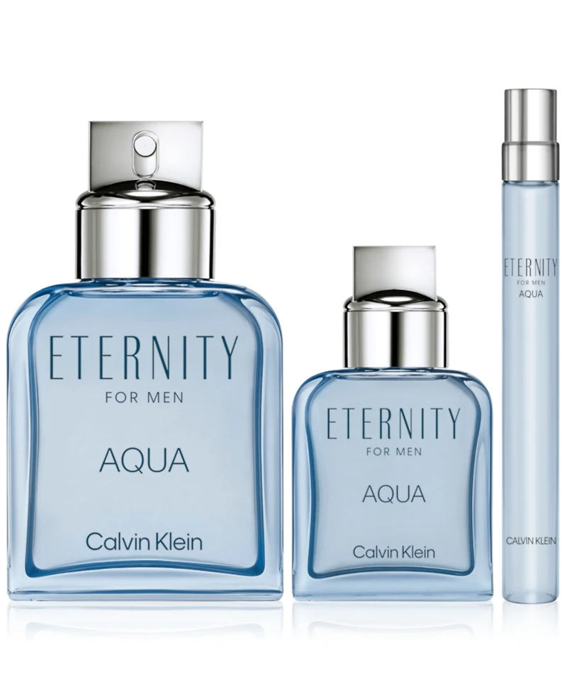 Calvin Klein Men's 3-Pc. Eternity Aqua Eau de Toilette Gift Set