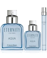 Calvin Klein Men's 3-Pc. Eternity Aqua Eau de Toilette Gift Set