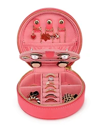 Leather Jewelry Box - Round