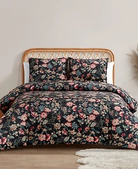 Jessica Simpson Arcadian Blooms 3-Pc. Duvet Cover Set