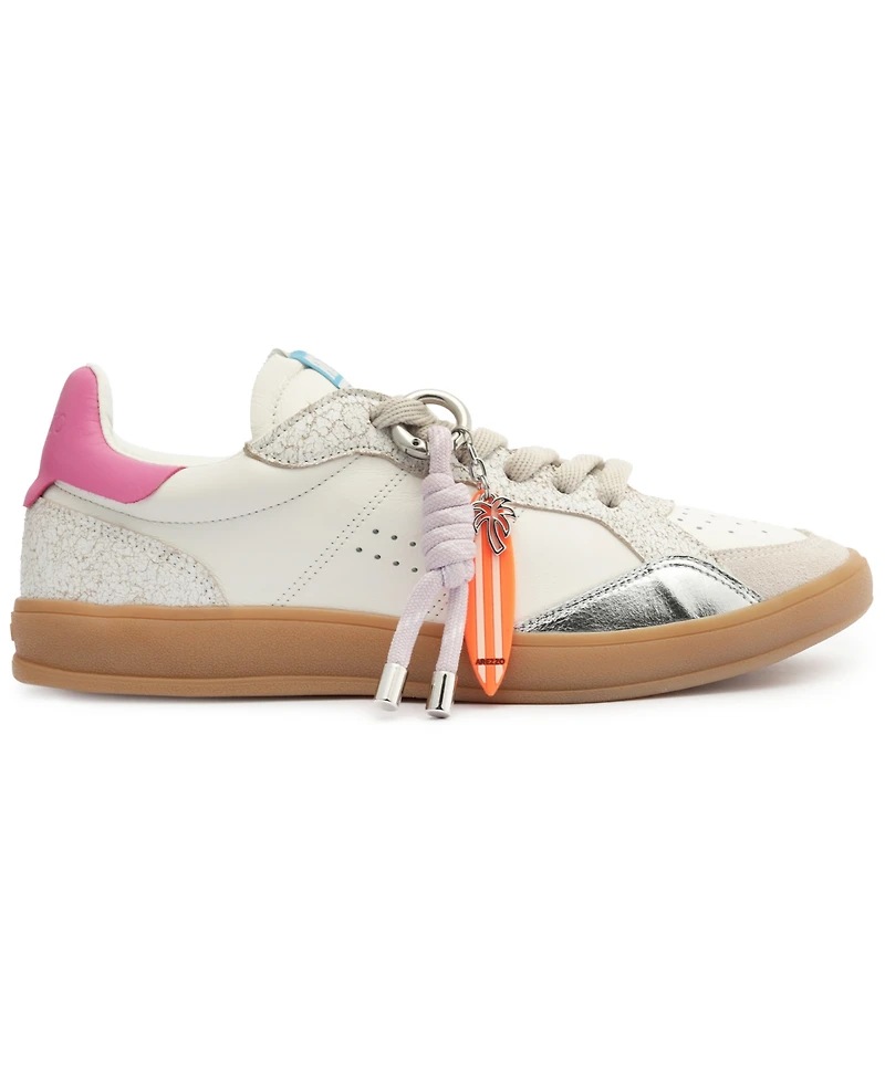 Arezzo Women's Millie Lace-Up Sneakers with Charms