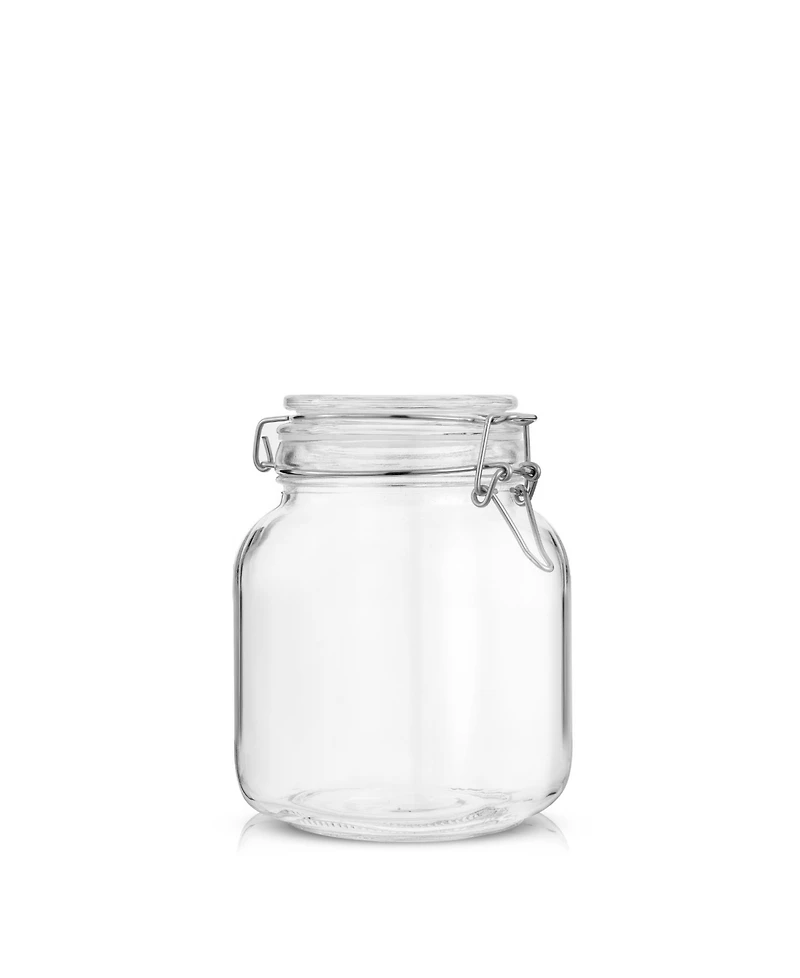 JoyJolt Airtight Set of 3 Glass Jars Storage Canister