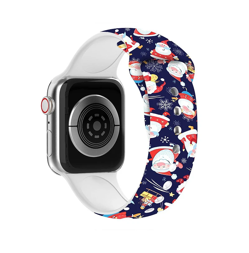 Waloo Christmas Inspired Silicone Band For Apple Watch