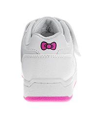 Hello Kitty Toddler and Little Girls Hook and Loop Casual Sneakers