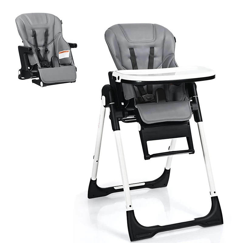 Gouun 4-in-1 High Chair–Booster Seat with Adjustable Height and Recline