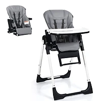 Gouun 4-in-1 High Chair–Booster Seat with Adjustable Height and Recline