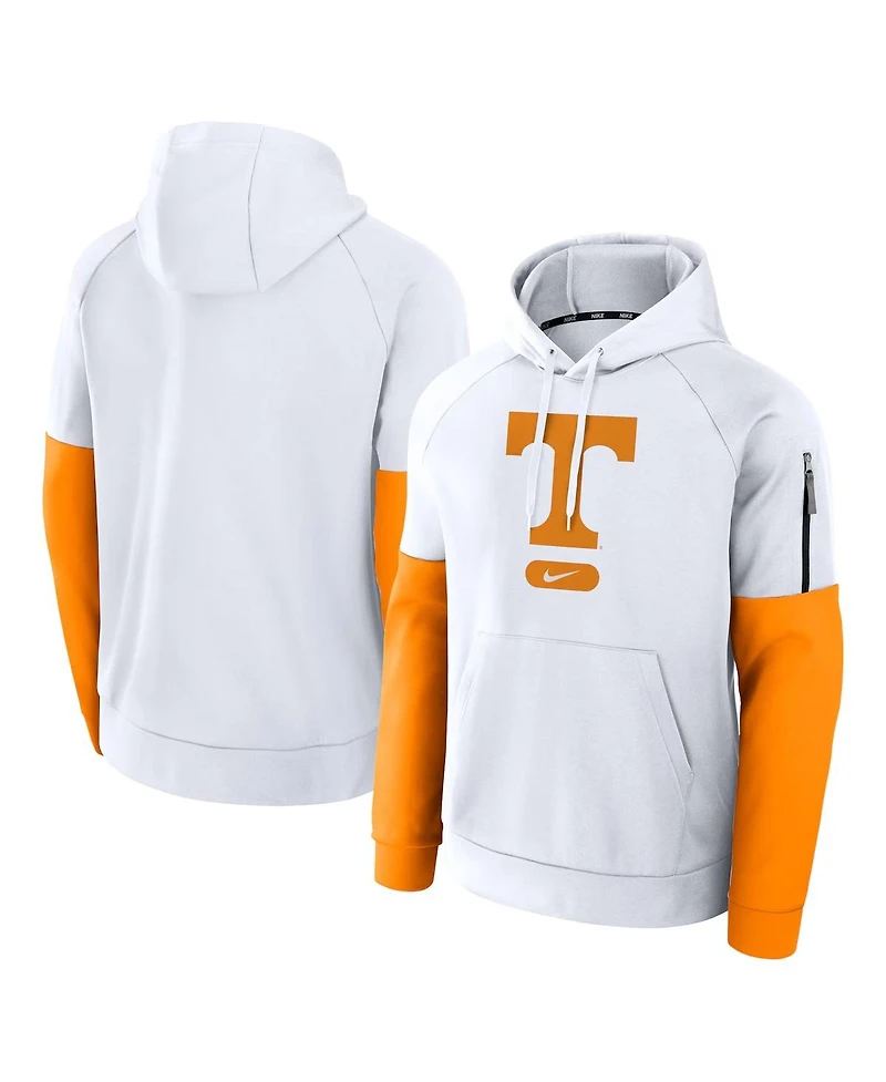 Nike Men's White Tennessee Volunteers Fitness Performance Pullover Hoodie