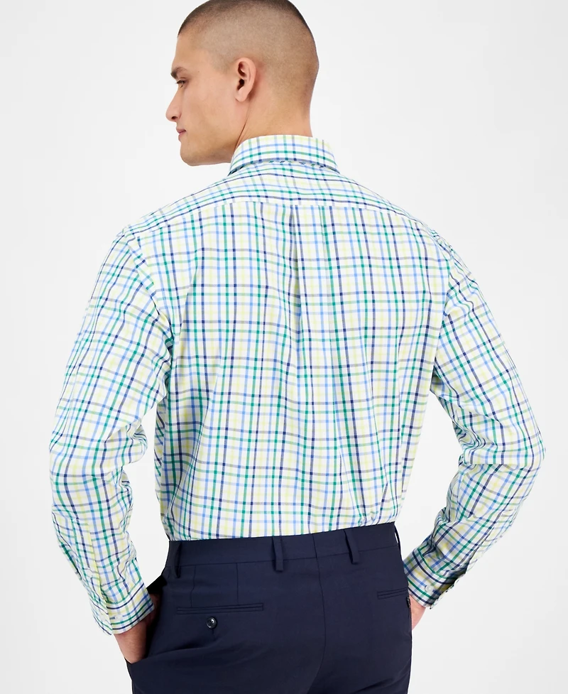 Club Room Men's Plaid Dress Shirt, Exclusively at Macy's