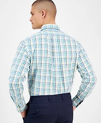 Club Room Men's Plaid Dress Shirt, Exclusively at Macy's
