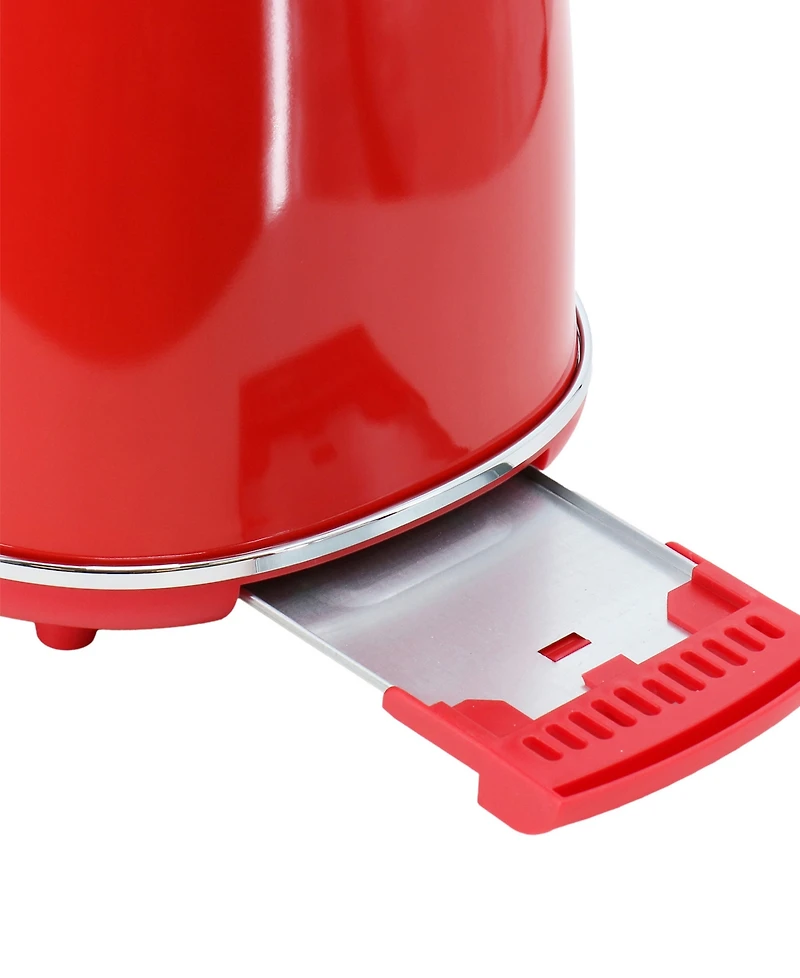 MegaChef 1.7 Quart Electric Kettle and 2 Slice Toaster Combo