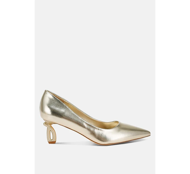 Tagetes Metallic Fantasy Heel Pumps Women