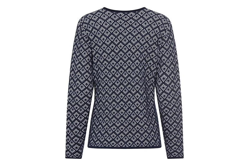 Olsen Women's Geo Intarsia Sweater