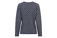Olsen Women's Geo Intarsia Sweater
