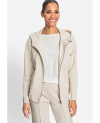 Olsen Women's Zip Front Hoodie Jacket