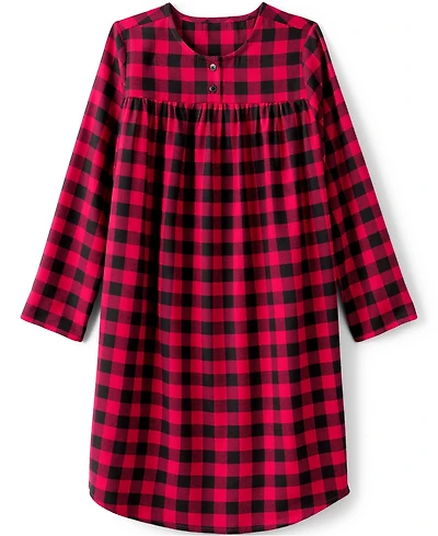 Lands' End Big Girls Flannel Nightgown