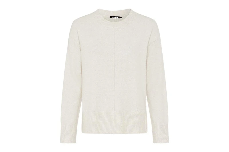 Olsen Women's Solid Melange Sweater