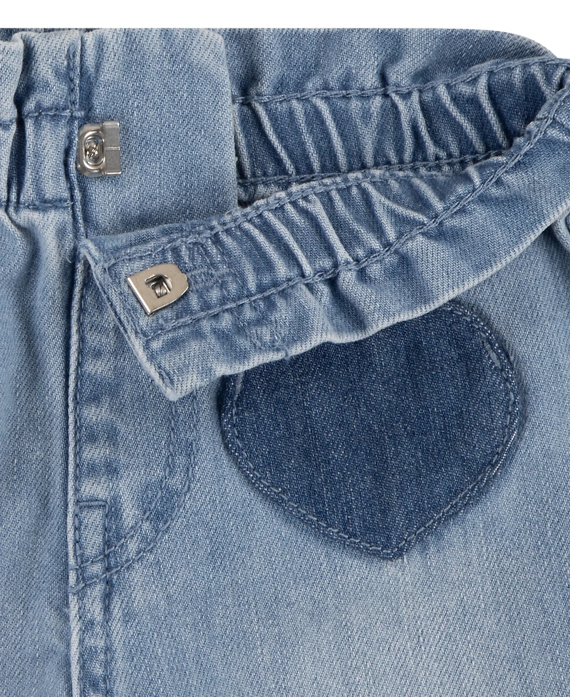 Levi's Baby Girls Denim Top and Heart Pants, 2-Piece Set