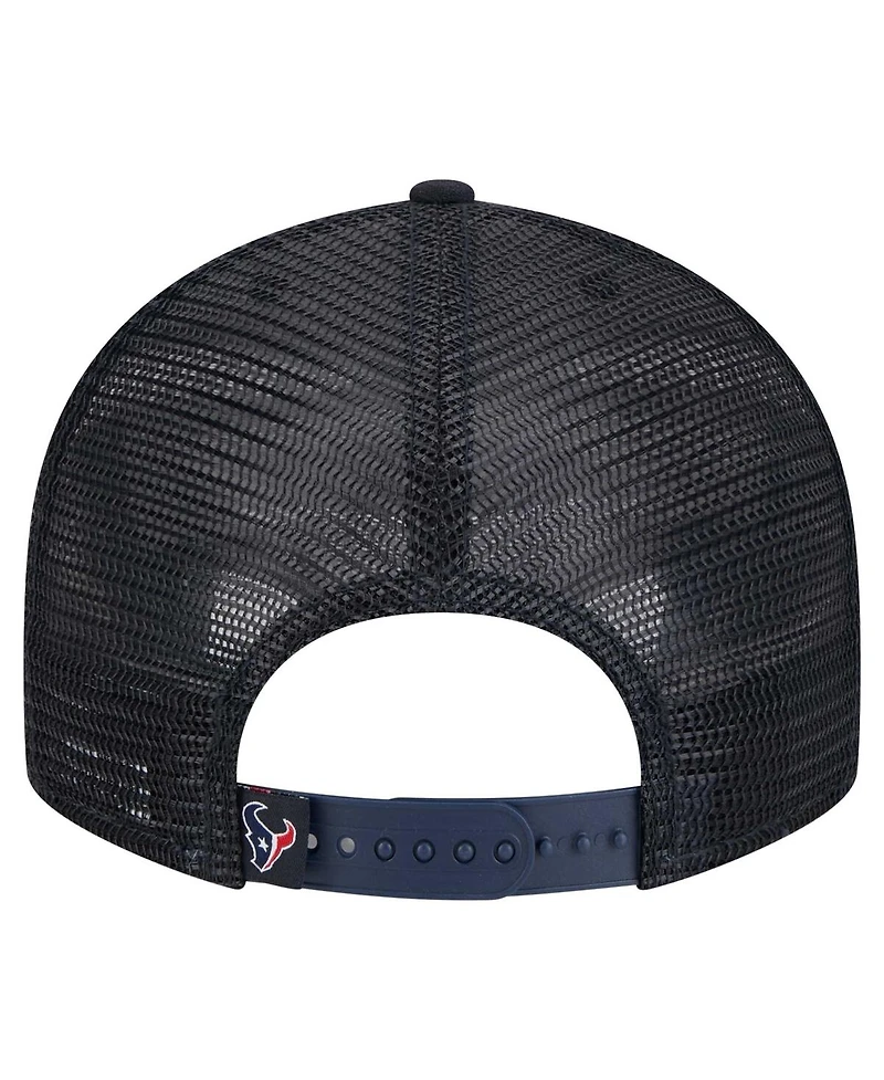 New Era Men's Navy Houston Texans Low Profile 9FIFTY Snapback Hat