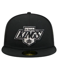 New Era Men's Black Los Angeles Kings Core 59FIFTY Fitted Hat