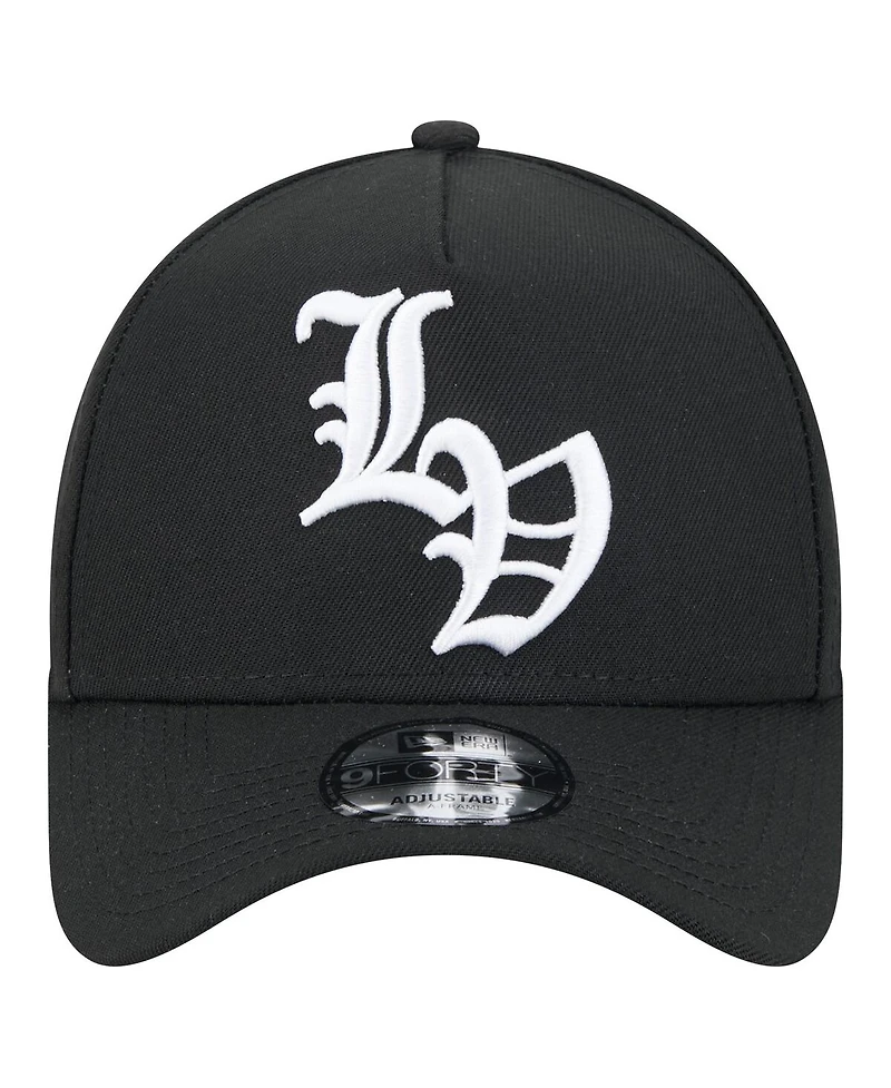 New Era Men's Black Las Vegas Raiders Mystic 9FORTY A-Frame Adjustable Hat