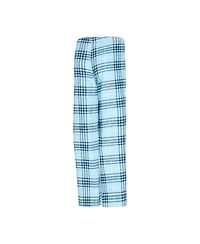 Concepts Sport Women's Carolina Blue North Carolina Tar Heels Vector T-Shirt Flannel Pants Sleep Set