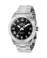 Invicta Men's 37404 Pro Diver Quartz 3 Hand Black Dial Watch