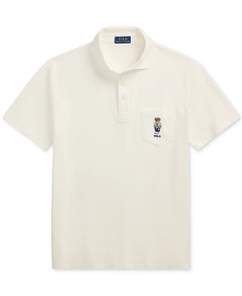 Polo Ralph Lauren Men's Custom Slim Bear Mesh Shirt