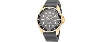 Invicta Men's 47171 Pro Diver Quartz 3 Hand Charcoal Dial Watch