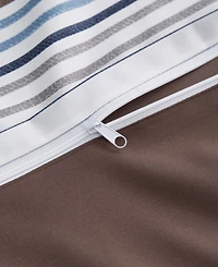 Lucky Brand Monterey Stripe 3-Pc. Duvet Cover Set, Full/Queen