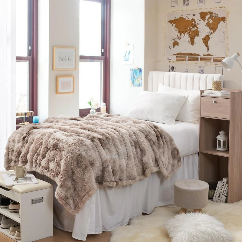Snowball Chunky Bunny - Coma Inducer Blanket - Taupe Desert