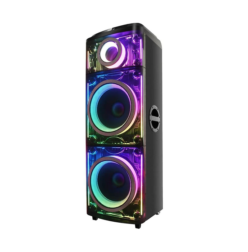 Supersonic Iq Sound Cyber Flex 2 x 12 inch Wireless Party Speaker