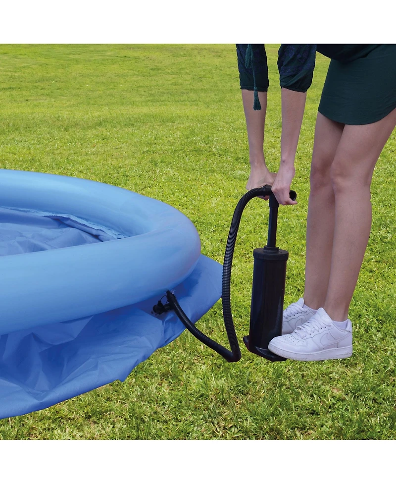 Jleisure 17808 12 Ft x 30" Prompt Set Inflatable Outdoor Backyard Swimming Pool