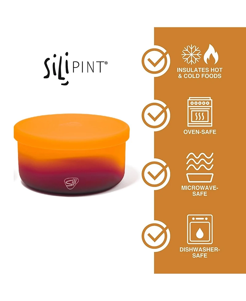 Lidded Bowls 30oz: 2 pk - Sun Storm