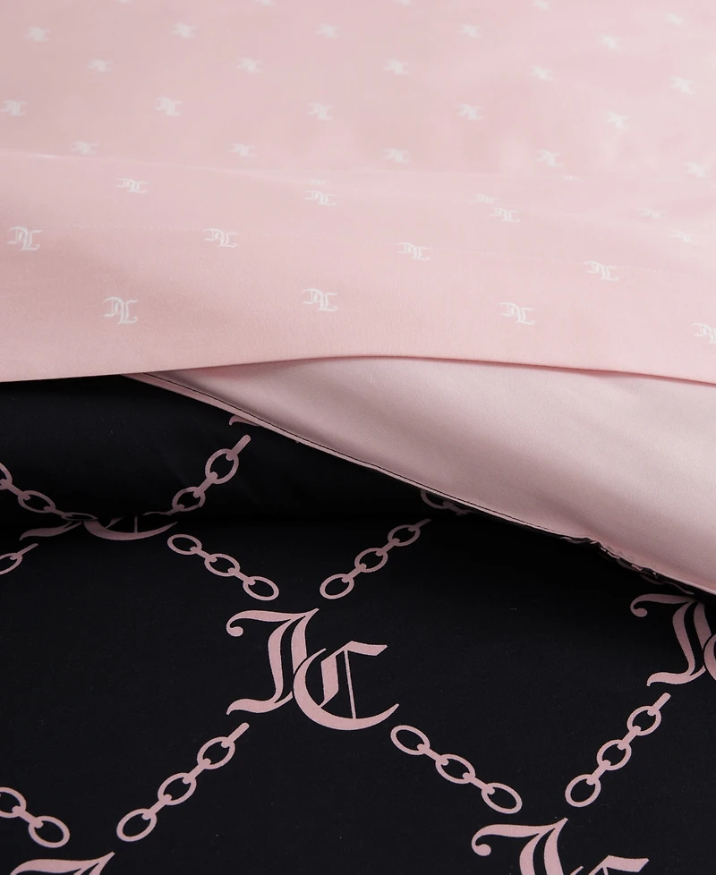 Juicy Couture Logo Link 6-Pc. Comforter Set, Twin