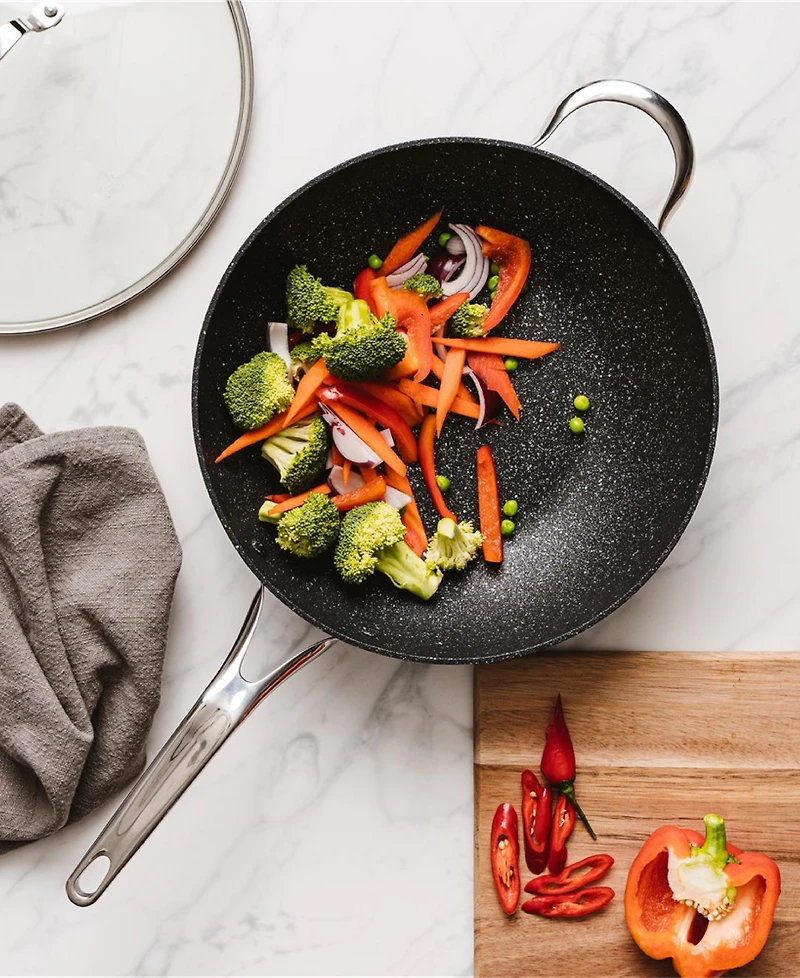Cuisine::pro Ironroc 12" Cast Aluminum Wok