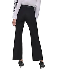 Karl Lagerfeld Paris Women's Pull-On Boot-Cut Pants