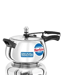 Hawkins 5 Liter Stainless Steel Contura Induction Compatible Pressure Cooker