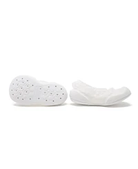 Komuello Toddler First Walk Sock Shoes Flat - Snow Lace