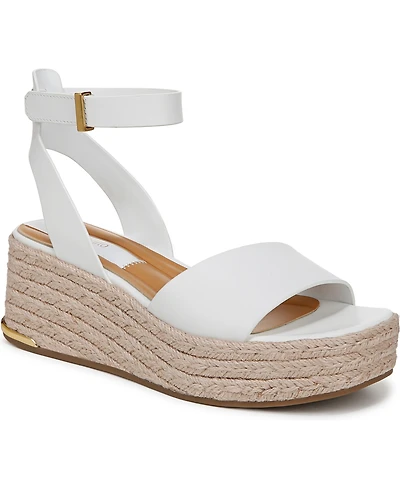 Franco Sarto Women's Tiffany Open Square Toe Espadrille Platform Sandals