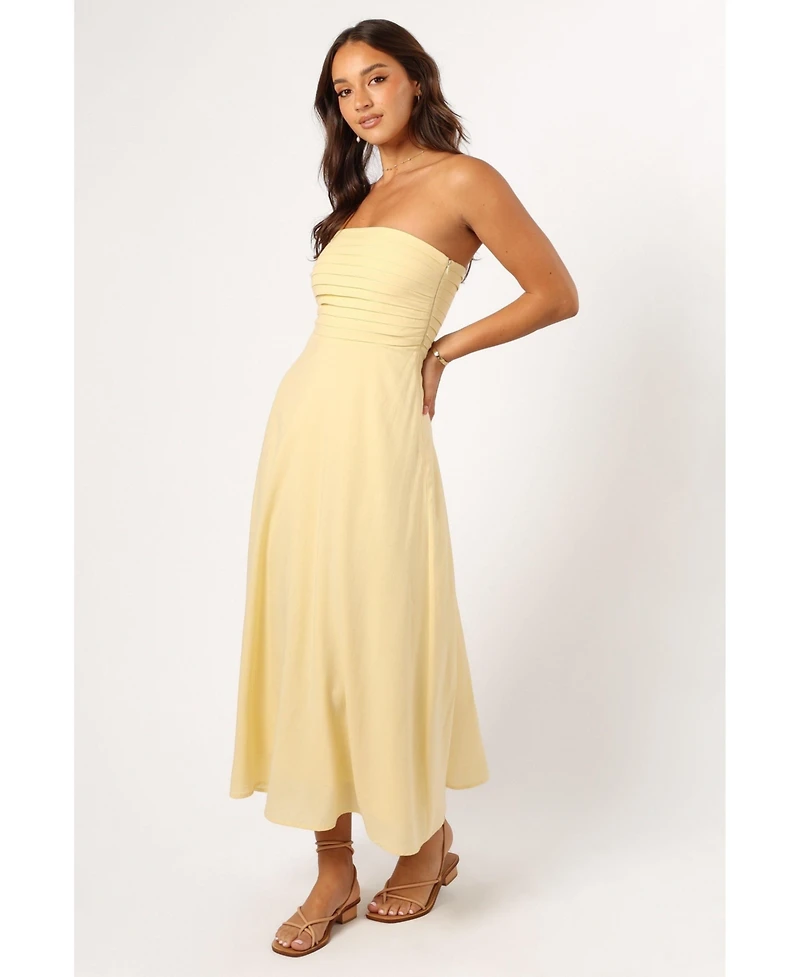 Petal and Pup Women's Kenna Strapless Maxi Dress