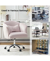 Hulala Home Samuel Modern Office Chair with Flared Arm