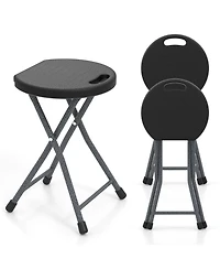 Gouun Folding Stool with Built-in Handle for Adults-2 Pieces